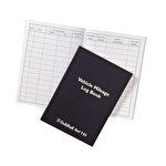 Guildhall Vehicle Mileage Book 149x104mm 120 Pages Black T43Z