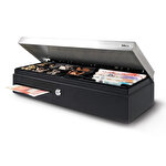 Safescan SD-4617S Flip Top Cash Drawer with 8 Coin and 4 Note Trays