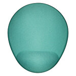 Intech Oval Mouse Mat With Wrist Support Turquoise