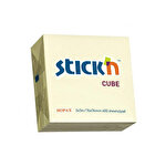 Sticky Notes Cube 76x76mm 400 Sheets Yellow