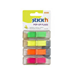 PopUp Flags 45x12mm 160 Tabs 4 Neon Colours
