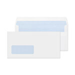 ValueX Wallet Envelope DL Self Seal Window 80gsm White (Pack 1000)