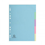 Exacompta Forever Dividers A4 5 Pastel Colours