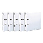 Exacompta A4 Lever Arch Files White Pack of 5