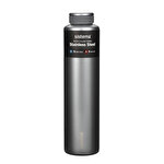 Sistema® Stainless Steel Bottle 600ml Silver