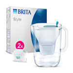 BRITA Style Water Filter Jug Blue 2.4L incl. 2 Maxtra Pro Cartridges