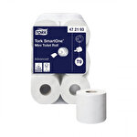 SmartOne Mini Toilet Roll 2 Ply White Pack of 12