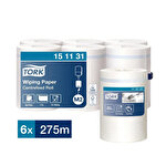 Tork Wiping Paper Centrefeed White 1 Ply 275M Pack of 6