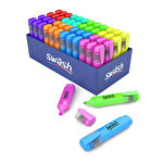 Swash Premium Highlighters, Assorted Colours Box of 48