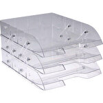 Mas 829 Clear Document Organizer 3 Tier