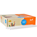 Sarff Plastic Binding Spine 16 mm White Box of 100