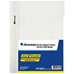 Avansas Eco A4 Plastic Report File White Pack of 50