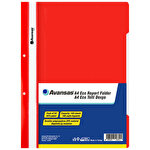 Avansas Eco A4 Plastic Report File Red Pack of 50