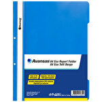 Avansas Eco A4 Plastic Report File Blue Pack of 50