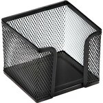 Avansas 959 Metal Note Cube Box 9 x 9 x 8 cm Black