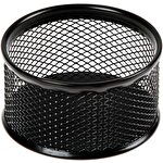 Avansas 957 Metal Paper Clip Holder Black 4.5 x 8 cm