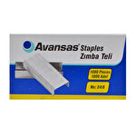 Avansas AY61 Staples No.24/6 Silver Pack of 1000