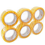 Avansas Power Acrylic Packaging Tape 45 mm x 100 m Transparent Pack of 6