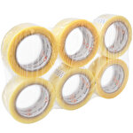 Avansas Power Plus Hotmelt Packaging Tape 45 mm x 100 m Transparent Pack of 6