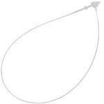 Saip Plastic Loop Lock 7.62 cm Clear Pack of 5000