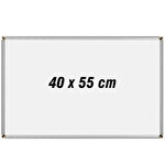 Avansas Non-Magnetic Wall Hanging Whiteboard Metal Trim 40 x 55 cm Landscape