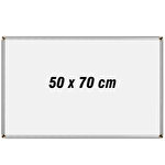 Avansas Non-Magnetic Wall Hanging Whiteboard Metal Trim 50 x 70 cm Landscape