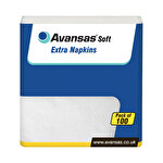 Avansas Soft Extra Napkin 30 x 30 cm White 100 Sheets
