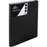 Wole A4 Display Book 20 Pockets Black