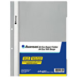 Avansas Eco Metal Clip Report File Grey Pack of 50