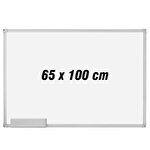 Avansas Wall Mount Whiteboard Pen Tray Aluminium Trim 65 x 100 cm Landscape