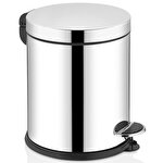 Rulopak RD-0102 Pedal Bin Stainless Steel 5 L