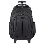 My Bek TS-1 15.6" Wheeled Laptop Backpack Black