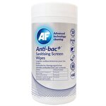 AF Antibacterial Sanitising Screen Wipes Tub of 60