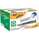 Bic Velleda 1701 ECOlutions Whiteboard Marker Large Tip Green Pack of 12