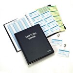 Durable Visitor Book 300 with 100 Badge Refill 60 x 90 mm