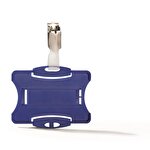 Durable Security Pass Badge Holder 54 x 85 mm Blue 8118 Pack of 25