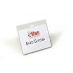 Durable Security Name Badge without Clip 60 x 90 mm 8135 Pack of 20