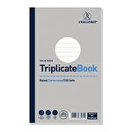 Challenge 210 x 130 mm Triplicate Book Carbonless Ruled 1-100 Glued Binding 100 Sets Pack of 5