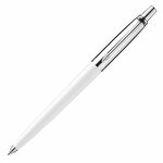 Parker Jotter Ballpoint Pen Medium Tip White/Chrome