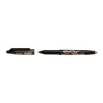 Pilot Frixion Ball Gel Ink Rollerball Pen 1.0 mm Broad Tip Black Pack of 12