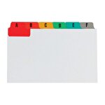 Concord Guide Cards A-Z 152 mm x 102 mm Assorted Colours