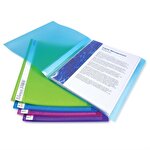 Rapesco 40 Pocket A4 Flexi Display Book Bright Assorted Colours Pack of 10