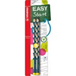 Stabilo EasyGraph HB Pencil Left petrol blister of 2