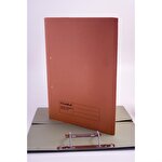 Guildhall Pocket Transfer Spiral File Foolscap 315 gsm Orange Pack of 25