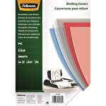 Fellowes PVC Cover A4 180 micron Clear Pack of 25