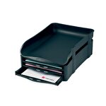 Rexel Agenda2 A4 Foolscap 55 mm Letter Tray Charcoal