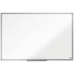 Nobo Non-Magnetic Wall Mount Whiteboard, Pen Tray, Aluminium Trim 90 x 60 cm Landscape