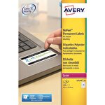 Avery NoPeel™ Permanent Labels, Anti-Temper Laser, L6146-20, 63.5 x 34 mm, 480 Labels