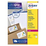 Avery UltraGrip™ Address Labels, Self-Adhesive Laser, L7166-250, 99 x 93 mm, 1500 Labels