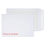 Blake Purely Packaging C4 229 x 324 mm Board Backed Pocket Peel & Seal Envelopes 120 gsm White Pack of 125